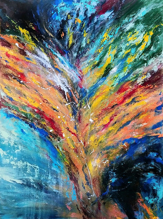Ignite - Original Mixed Media Painting